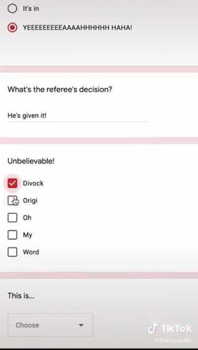 Great Tiktok from the clubs account😅