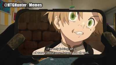 What ya watchin there (Source: Mushoku Tensei Ep. 12)