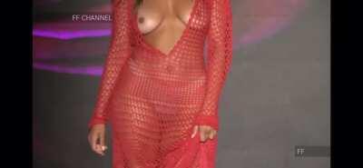 Complete Nip Slip on Runway