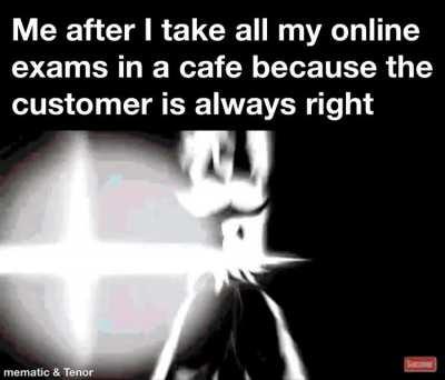 I'm 4 parallel universes ahead of you