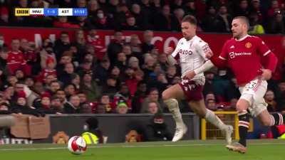 Manchester United [1] - 0 Aston Villa - Luke Shaw great goal celebration 62'