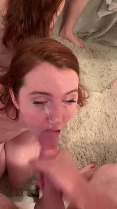 cum on my face