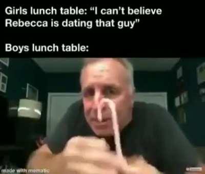 Man is spitting facts