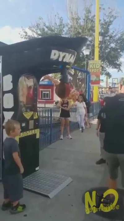 maybe the kid will spit out tickets