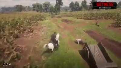 “Red dead is a western outlaw game!” Me, an intellectual...