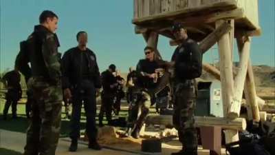S.W.A.T. I love Samuel Jackson and Colin Farrell in this movie.