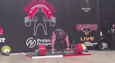 Eddie halls 500kg (1102 lbs) deadlift