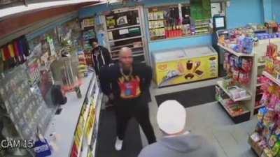 Gas station worker doesn't back down