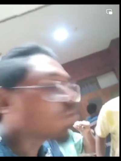 The people have stormed into the Prime Minister's house in Bangladesh and they're enjoying all the dishes :D