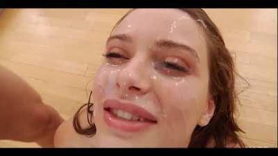 Lana Rhoades Bukkake