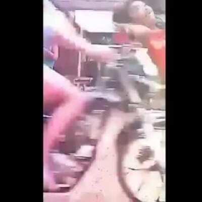 Damn she was doing a tik tok video