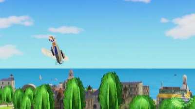 Hawkeye in Wii Sports Archery