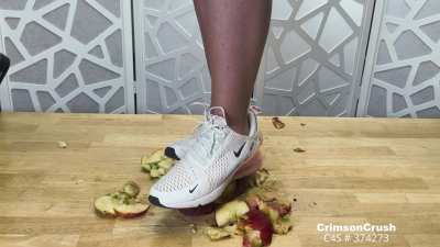 6 Apples 3 shoes and a Small Cock