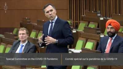 BILL MORNEAU WON'T ANSWER A SINGLE QUESTION ABOUT CANADA'S FINANCES!