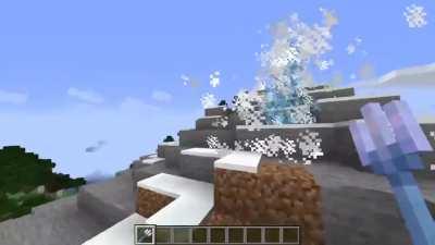 I made a trident that leaves a wind tunnel wherever it flies!