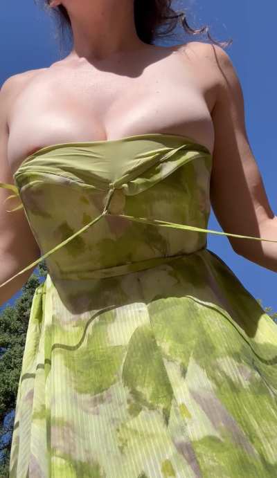 You never know for sure how big a girl’s titties are until you take off her dress