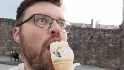 Holidaying in any UK seaside town.