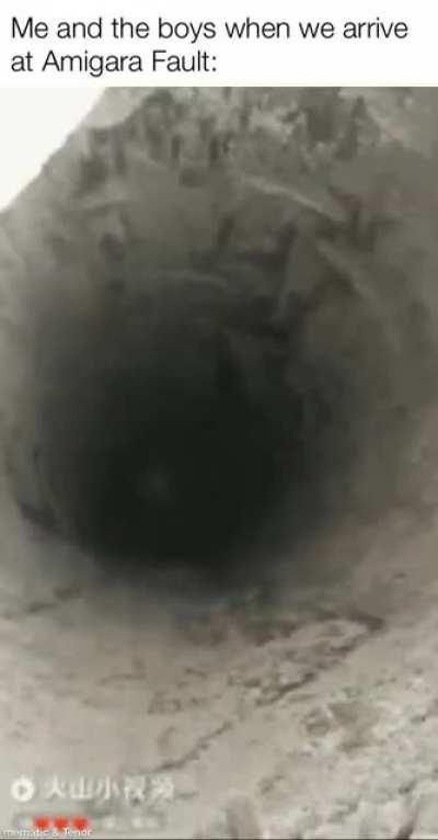 “It’s almost like… this hole was made for me”