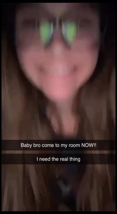 Big sister is desperate for me