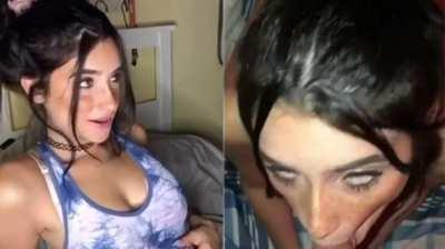 From tiktok to sucking cock 🥵 ( Her Free Album In Comments)