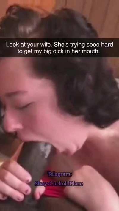 She's trying so hard.