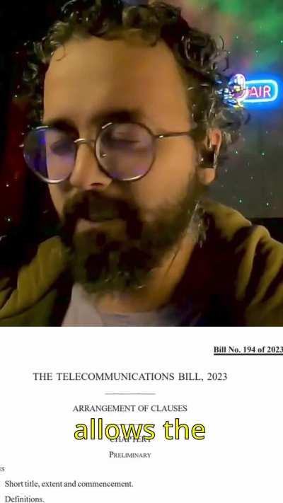 Literally a war on free speech.