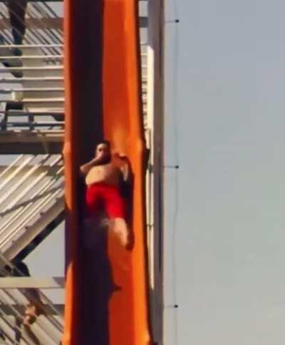 Guy in the pool didn’t know what hit him!