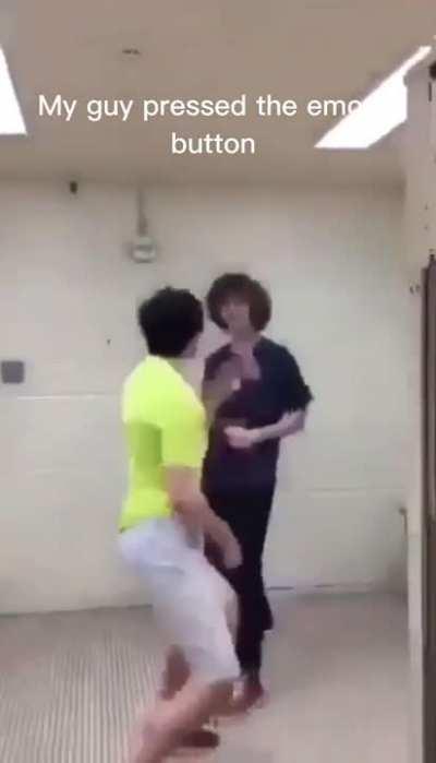 to have a a fair slapfight 