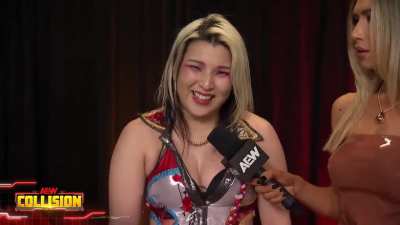 Holy Shida, she sounds like she's turned heel