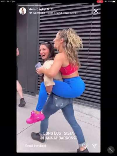 Demi’s body looks so amazing when she is getting lifted 