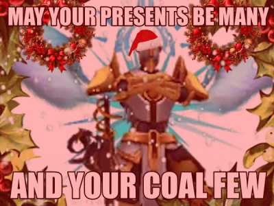 since some people didn't feel jolly from the christmasified gabriel, here's an alternate version