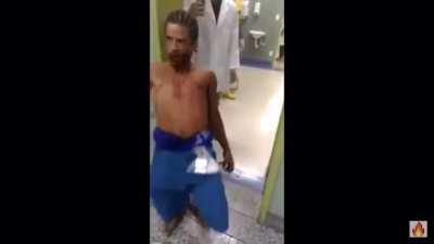 He’s auditioning for The Walking Dead!