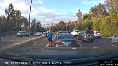 Road rage turns into street brawl