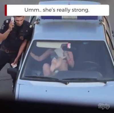 He didn’t want to be trapped in with her