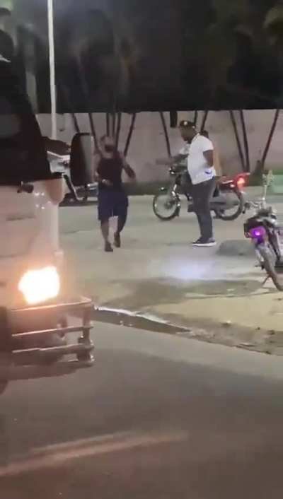 He took his hand like he gonna attach it just like that