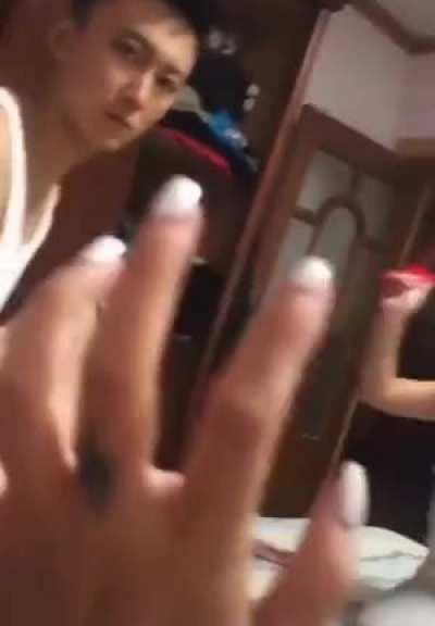 Lady destroys her kid's toy tower for a tiktok video