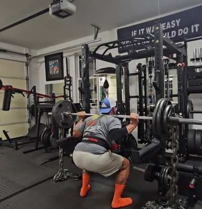 adding 60lb of chains after my last work set because this program is boring