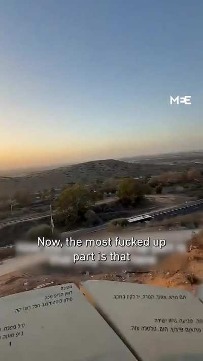 Footage shows Israeli viewpoint overlooking Gaza with coin-operated telescope