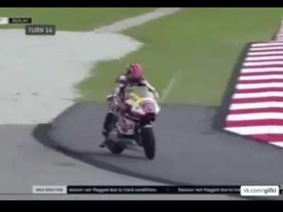 To quickly get back in the race