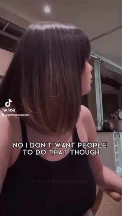 Selena Gomez reaction on her TikTok live when she found out gifts that her fans were sending Cost Real Money. (She ended the live stream afterwards)