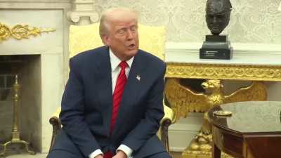 Trump: We’ve been discussing with Ukraine land. Pieces of land that would be kept and lost… There is a power plant involved. A very big power plant involved. Who is going to get the power plant.