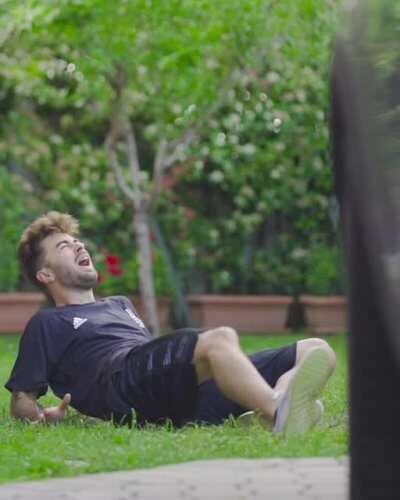 Dribbling gone wrong