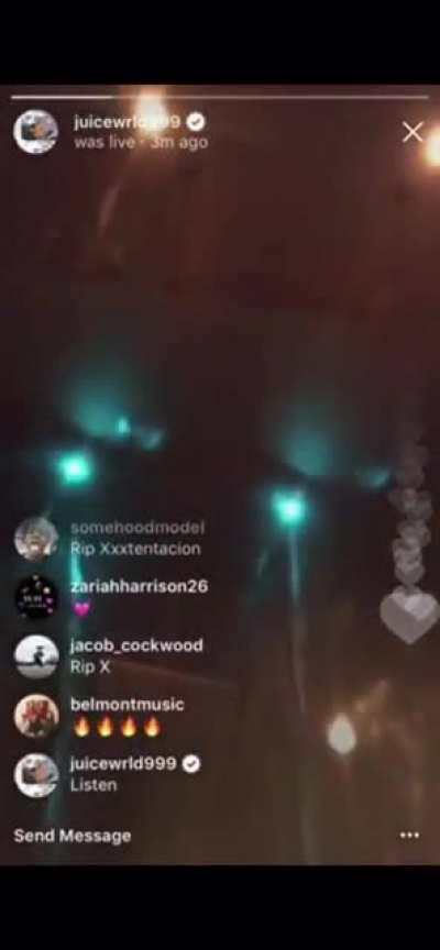 Rest In Peace to X and juice, when juice dropped legends he helped me cope so much I will forever miss them. And There music will always be apart of me