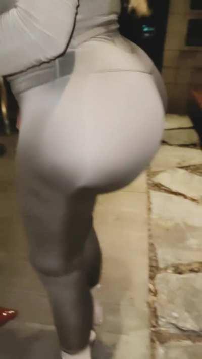 I prefer her ass over her tits.