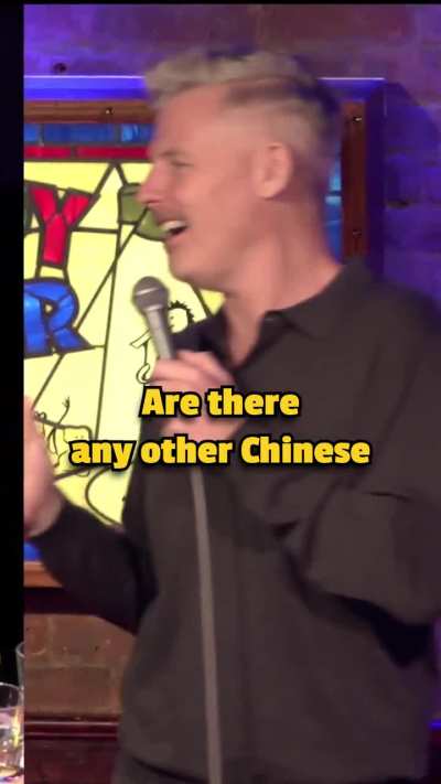 Chinese woman very excited.