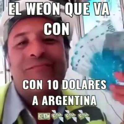Yo y los cabros yendo a Argentina 😎
