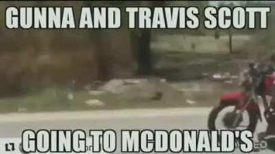 Trav so fat he collabing wit McDonalds 😂