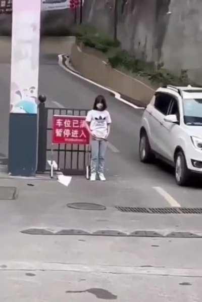 A random woman on the street