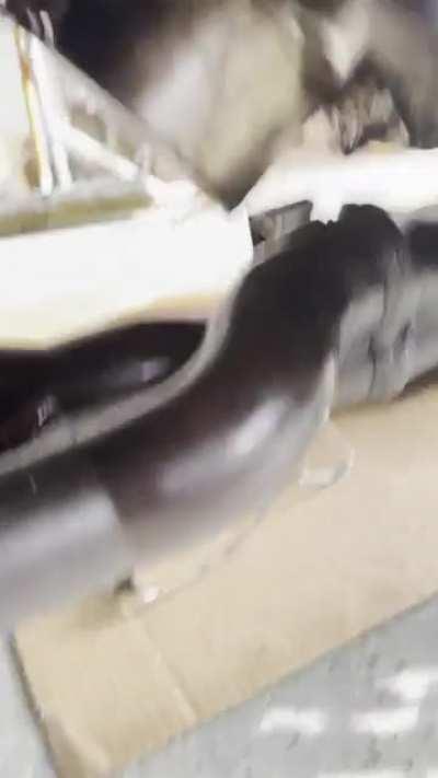 Aftermath of proving my 600 can definitely hit 160mph