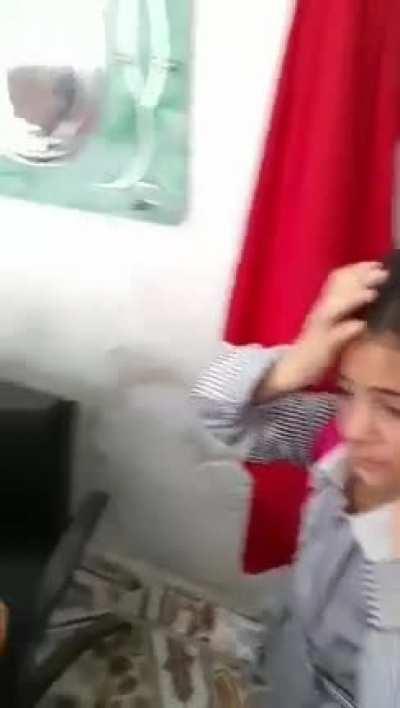 Israeli settlers attack a primary school in Nablus today.